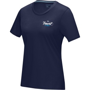 Azurite short sleeve women's  organic t-shirt, Navy (T-shirt, 90-100% cotton)