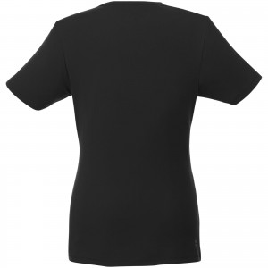 Balfour short sleeve women's organic t-shirt, solid black (T-shirt, 90-100% cotton)