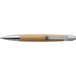 Bamboo ballpen Arabella, brown (Wooden, bamboo, carton pen)