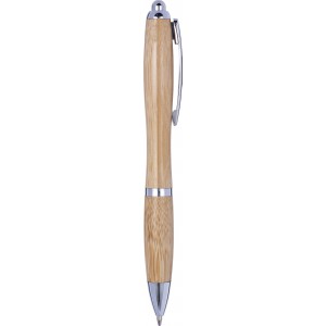 Bamboo ballpen Carson, brown (Wooden, bamboo, carton pen)