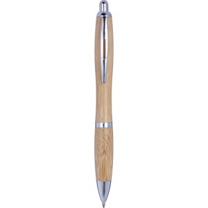 Bamboo ballpen Carson, brown (Wooden, bamboo, carton pen)