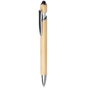 Bamboo ballpen Manuela, brown (Wooden, bamboo, carton pen)