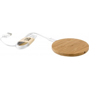 Bamboo charger Fernando, brown (Powerbanks)