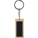 Bamboo keychain Geoffrey, black (1172271-01)