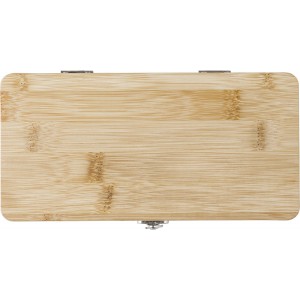 Bamboo tool set Elmar, brown
