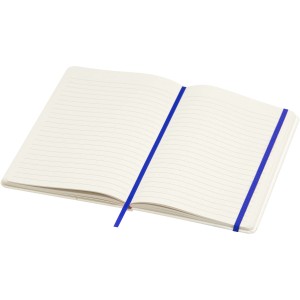 Bass A5 recycled hard cover notebook with lined pages, Royal (Notebooks)