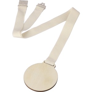 Basswood medal Koa, brown (Lanyard, armband, badge holder)
