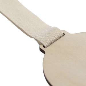 Basswood medal Koa, brown (Lanyard, armband, badge holder)