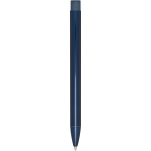 Beatriz recycled brass ballpoint pen, Blue (Metallic pen)