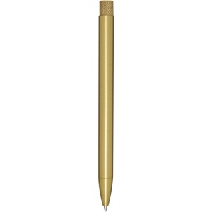 Beatriz recycled brass ballpoint pen, Gold (Metallic pen)