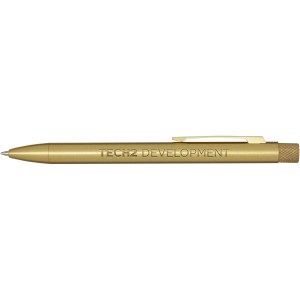 Beatriz recycled brass ballpoint pen, Gold (Metallic pen)