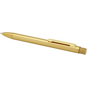 Beatriz recycled brass ballpoint pen, Gold (Metallic pen)