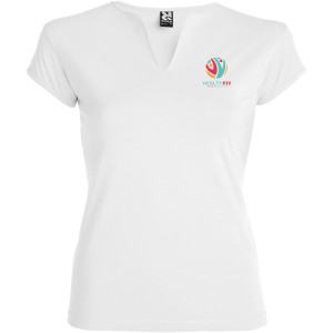 Belice short sleeve women's t-shirt, White (T-shirt, 90-100% cotton)