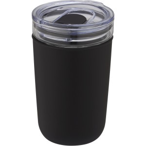 Bello 420 ml glass tumbler with recycled plastic outer wall, (Glasses)