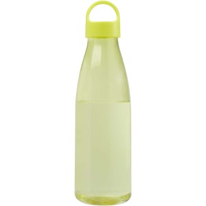 Bergen 800 ml recycled plastic water bottle, Lime (Water bottles)