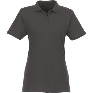 Beryl Lds polo, Storm Grey, L (Polo short, mixed fiber, synthetic)