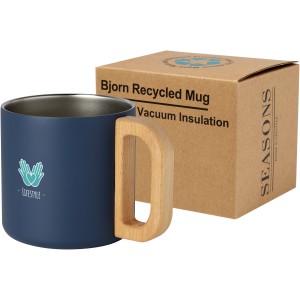 Bjorn 360 ml RCS certified recycled stainless steel mug with (Mugs)