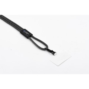 Brandcharger Lany lanyard, gun metal (Lanyard, armband, badge holder)