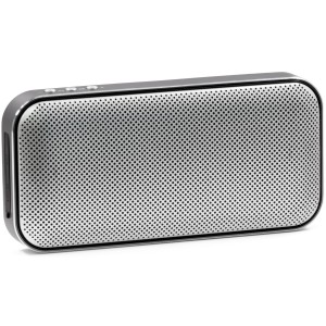 BrandCharger Nano Charge wireless speaker, black/silver