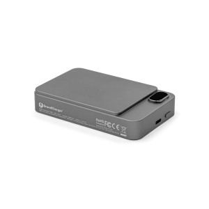 Brandcharger Powerwave 10000 wireless powerbank, gun metal (Powerbanks)