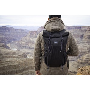 Brandcharger Venturer roll-top backpack, black (Backpacks)