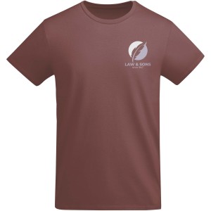 Breda short sleeve men's t-shirt, Pale Red (T-shirt, 90-100% cotton)