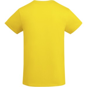 Breda short sleeve men's t-shirt, Yellow (T-shirt, 90-100% cotton)