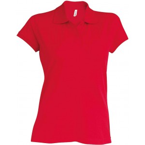 BROOKE - LADIES' SHORT-SLEEVED POLO SHIRT, Red (Polo shirt, 90-100% cotton)