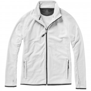 Brossard micro fleece full zip jacket, White (Polar pullovers)