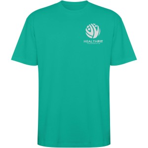 Bull short sleeve unisex oversized t-shirt, Jade green (T-shirt, 90-100% cotton)