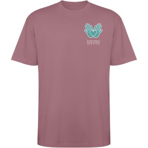 Bull short sleeve unisex oversized t-shirt, Pale Red (T-shirt, 90-100% cotton)
