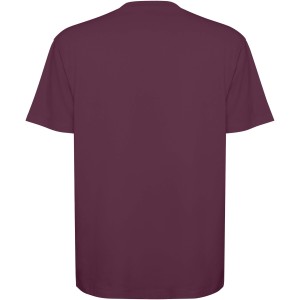 Bull short sleeve unisex oversized t-shirt, Plum red (T-shirt, 90-100% cotton)