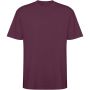 Bull short sleeve unisex oversized t-shirt, Plum red