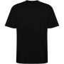 Bull short sleeve unisex oversized t-shirt, Solid black