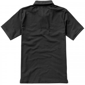 Calgary short sleeve men's polo, Anthracite (Polo shirt, 90-100% cotton)