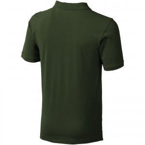 Calgary short sleeve men's polo, Army Green (Polo shirt, 90-100% cotton)