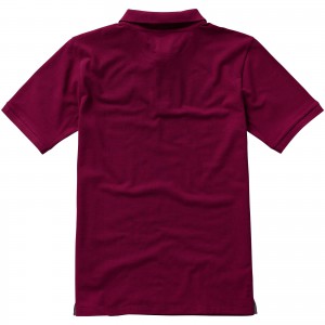 Calgary short sleeve men's polo, Burgundy (Polo shirt, 90-100% cotton)