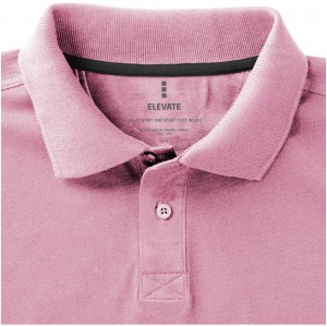 Calgary short sleeve men's polo, Light pink (Polo shirt, 90-100% cotton)