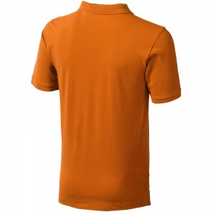 Calgary short sleeve men's polo, Orange (Polo shirt, 90-100% cotton)