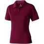 Calgary short sleeve women's polo, Burgundy