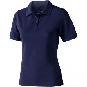 Calgary short sleeve women's polo, Navy (Polo shirt, 90-100% cotton)