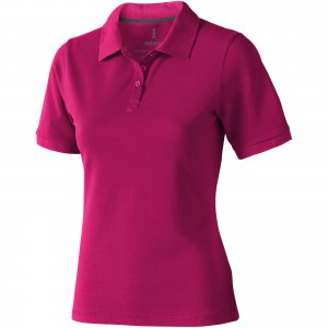 Calgary short sleeve women's polo, Pink (Polo shirt, 90-100% cotton)