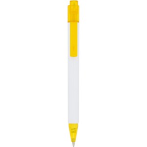 Calypso ballpoint pen, Yellow (Plastic pen)