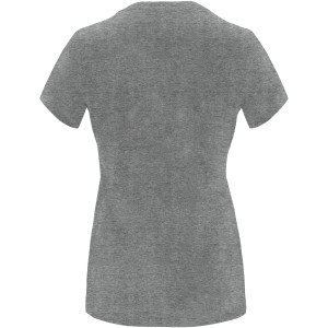 Capri short sleeve women's t-shirt, Marl Grey (T-shirt, 90-100% cotton)