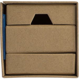 Cardboard desk organiser Vicky, brown (Sticky notes)