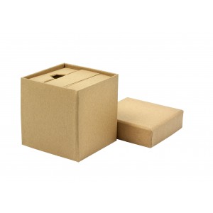 Cardboard desk organiser Vicky, brown (Sticky notes)