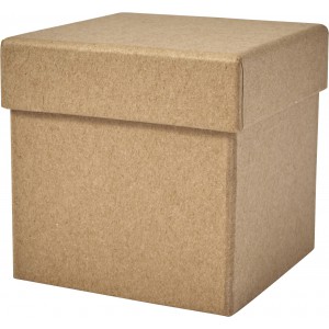 Cardboard desk organiser Vicky, brown (Sticky notes)