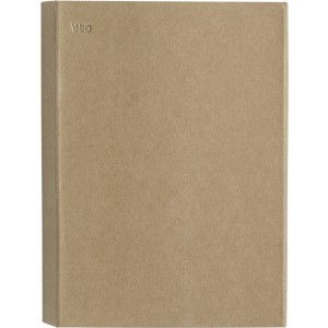 Cardboard writing folder Montana, brown (Folders)