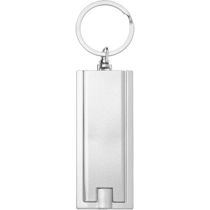 Castor LED keychain light, Silver (Keychains)