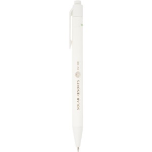 Chartik monochromatic recycled paper ballpoint pen with matt (Wooden, bamboo, carton pen)